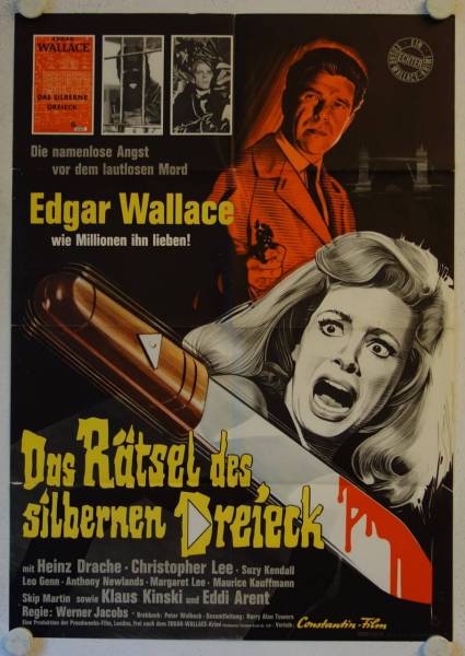 Das Rätsel des silbernen Dreieck originales deutsches Filmplakat